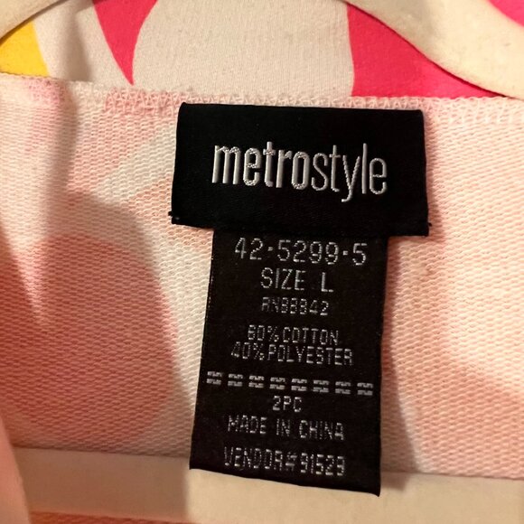 Y2K MetroStyle Jogger in Orange, PInk, Yellow & White - Size L - Picture 3 of 5